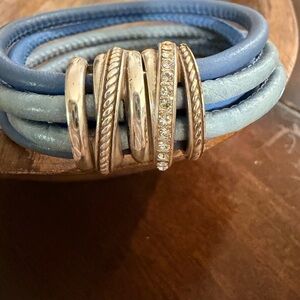 Brighton Blue and Gold Multi-Strand Bracelet